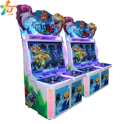 Vertical Screen Fish Game Tables Customizable Lottery Fish Hunter Arcade Game Machine
