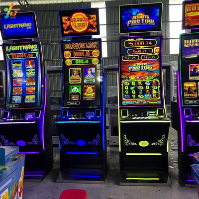 Floor Standing Slot Gaming Machine 43 Inch Curved Video Slot Game Machines