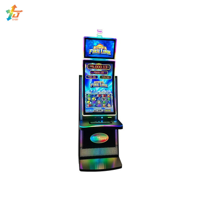 Sleek And Modern Slot Gaming Machine Cabinet 43 Inch Curved Video Low Maintenance