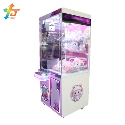 Toy Plush Catcher Claw Machine With Bill Acceptor Arcade Game Doll Prize Grabber Claw Crane Machine